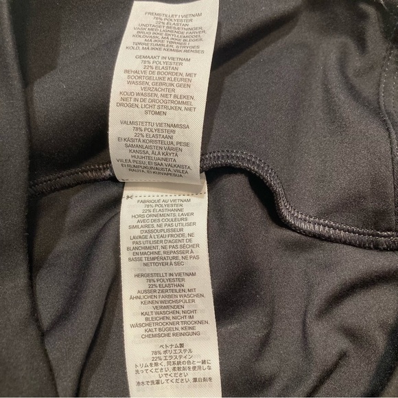 GYMSHARK Sz M Training Workout  Exercise Cropped Length Leggings - Picture 7 of 9